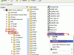 如何完全卸载 STEP7 V5.3和所有的软件包?