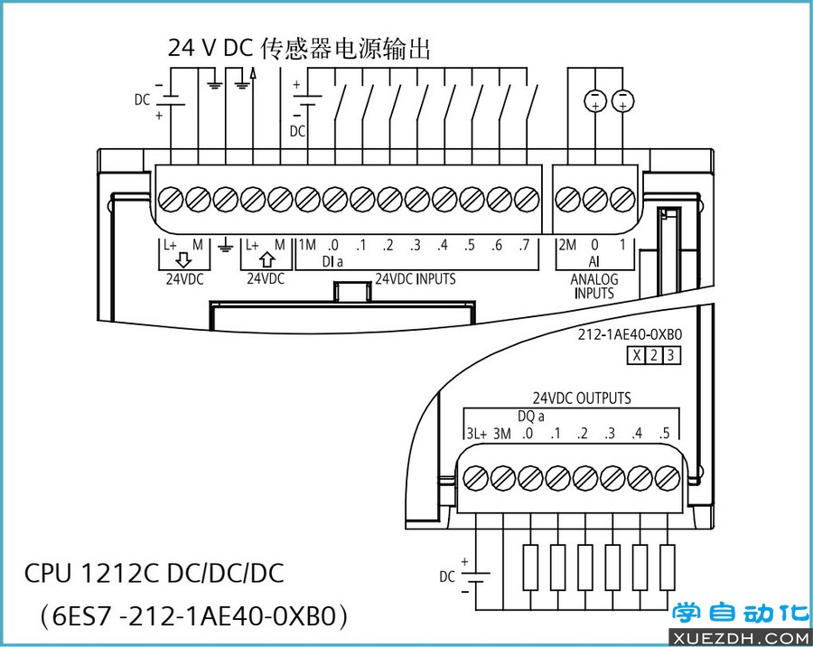 S7-1200 CPU模块接线图-图片6