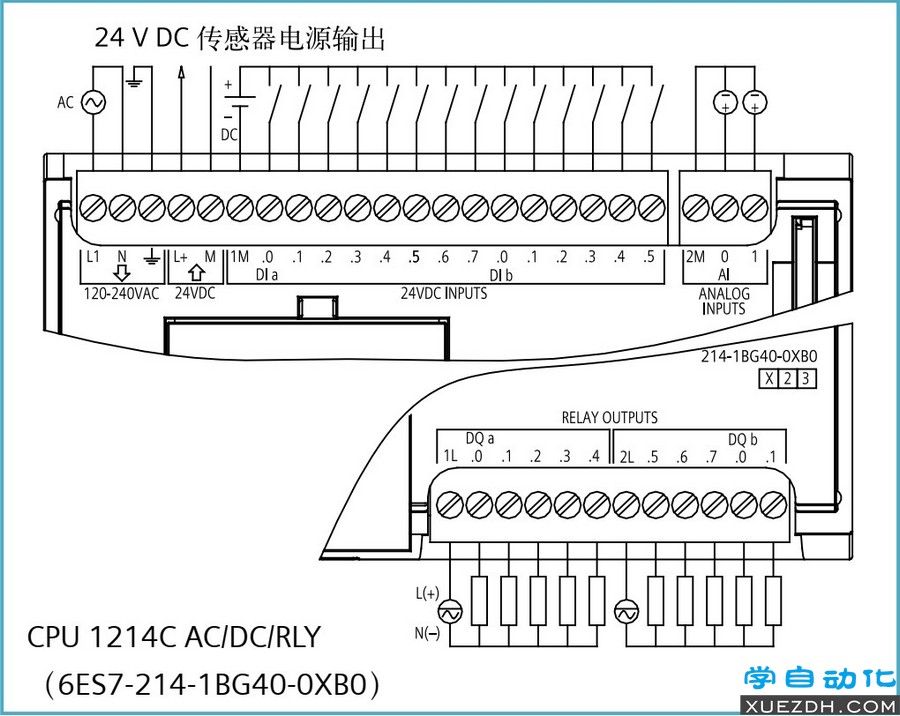 S7-1200 CPU模块接线图-图片7