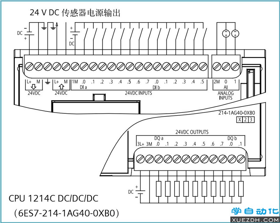 S7-1200 CPU模块接线图-图片9