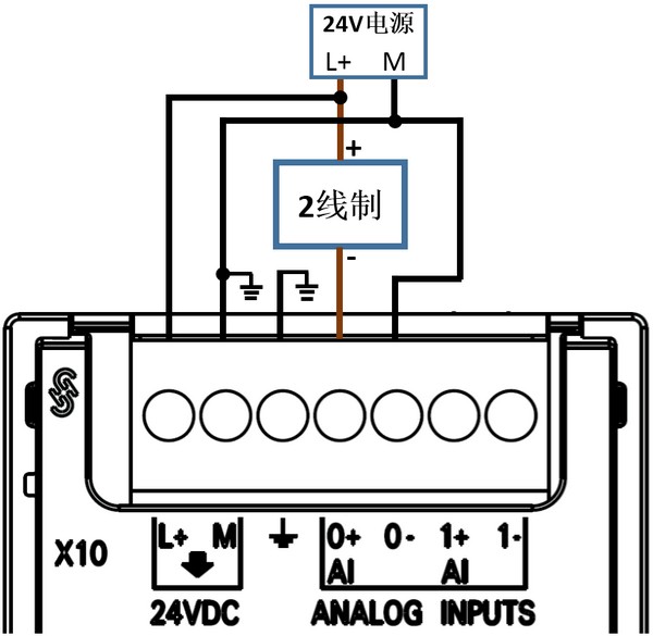 S7-200 SMART模拟量模块接线图-图片4