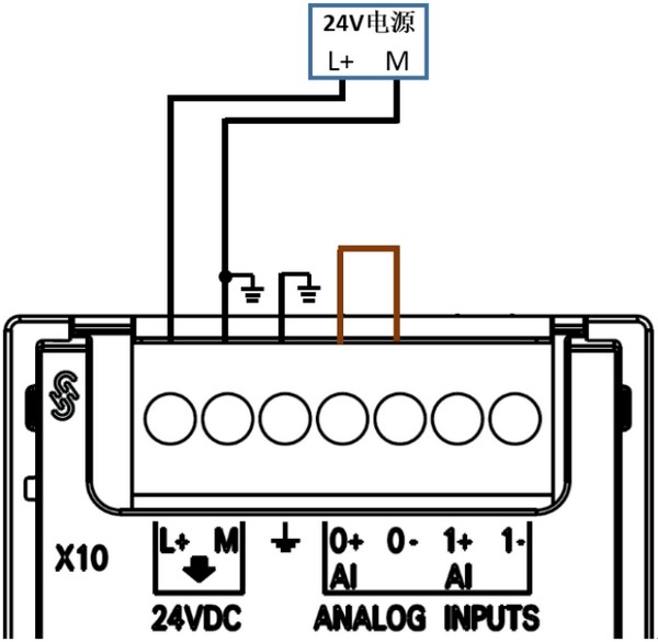 S7-200 SMART模拟量模块接线图-图片5
