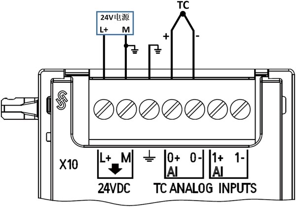 S7-200 SMART模拟量模块接线图-图片7
