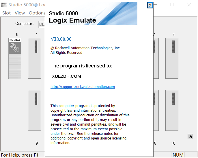 Studio 5000 Logix Emulate V33.00编程仿真软件