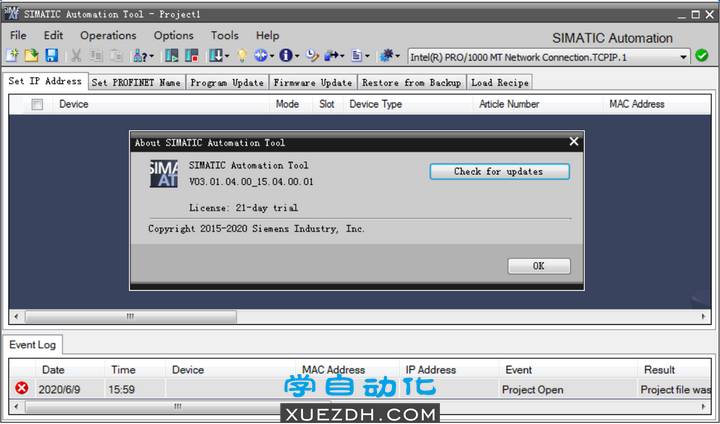 西门子SIMATIC Automation Tool V3.1 SP4-图片3